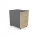 Kito Contract High Mobile Pedestal 3 Drawer 600D x 639H- Graphite KIT-HIGMP/GR