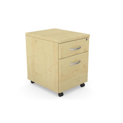 Kito Contract Mobile Ped 2 Drw - | EDTFKITMP2CMP | Mobile Pedestals