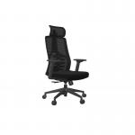 X44 Mesh Back Swivel Chair with Headrest MCC-X44/HEAD/B/BLK