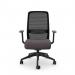 NV Operative Chair Adj. Arms, Mesh Back, Black Frame, Grey Fabric Seat NV/M/B/BLK/GY
