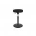 Work Ergonomic Office Stoool, fixed seat, tilting polyurethane base - Black WORK-160/E001