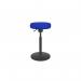 Work Ergonomic Office Stoool, fixed seat, tilting polyurethane base - Dark Blue WORK-160/E032