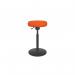 Work Ergonomic Office Stoool, fixed seat, tilting polyurethane base - Orange WORK-160/E110