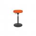 Work Ergonomic Office Stoool, fixed seat, tilting polyurethane base - Orange WORK-160/E110