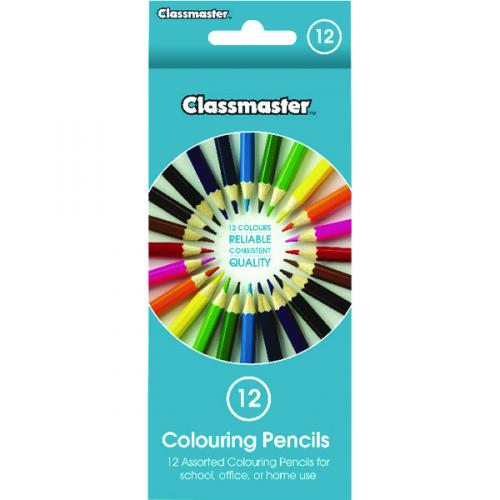 Download Classmaster Colouring Pencils Assorted (Pack of 12) CPW12 EG60067