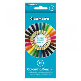 Classmaster Colouring Pencils Assorted (Pack of 12) CPW12 EG60067