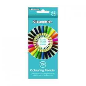 Classmaster Colouring Pencils Assorted (Pack of 24) CPW24 EG60068