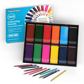 Classmaster Colouring Pencils Assorted (Pack of 500) CP500 EG60072