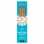 Classmaster Graphite Sketching Pencils Assorted Grades (Pack of 6) SKP6A EG60075