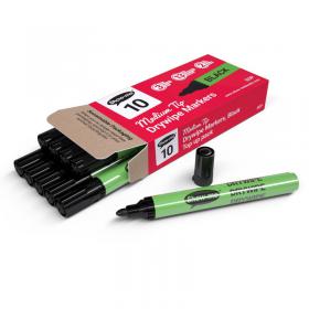 Show-me Drywipe Marker Medium Tip Black (Pack of 10) SDP EG60137