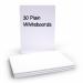 Contract Whiteboard Plain (30 Pack) WBP30 EG60488