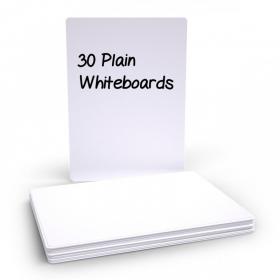 Budget Whiteboard Plain (30 Pack) WBP30 EG60488