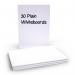Budget Whiteboard Plain (30 Pack) WBP30 EG60488