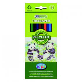 ReCreate Treesaver Recycled Colouring Pencils (12 Pack) TREE12COL EG60612