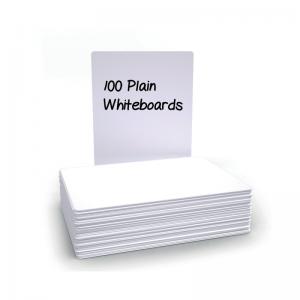 Show-me Economy Drywipe Boards 500 Micron Plain Pack of 100 A4 WBP100