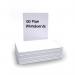 Economy Drywipe Boards 500 Micron Plain (Pack of 100) A4 WBP100 EG60639