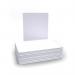 Economy Drywipe Boards 500 Micron Plain (Pack of 100) A4 WBP100 EG60639