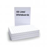 Economy Drywipe Boards 500 Micron Lined Portrait A4 (Pack of 100) WBL100 EG62996