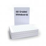 Economy Drywipe Boards 500 Micron 20mm Gridlines A4 (Pack of 100) WBG100 EG62997