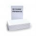 Economy Drywipe Boards 500 Micron 20mm Gridlines A4 (Pack of 100) WBG100 EG62997