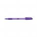 Swash Triangular Ballpoint Pens Rubber-Grip Purple (Pack of 40) + 3 Free Green BBT40PUR EG63408