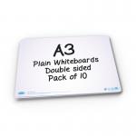 Show-me Drywipe Boards PlainPlain A3 (Pack of 10) A3P10 EG63455