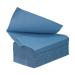 V-Fold 1-Ply Blue Hand Towels: Recycled sustainable paper. Interfold design for efficiency. Distinctive blue Ideal for washrooms offices public spaces 2200FM