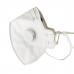 FFP3 Valved Face Mask: Pack of 5 for optimal protection. Deformable nose band head loops. Low breathing resistance superior coverage. FMFFP3V5