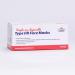 Type IIR Surgical Face Masks: Pack of 50 in white. Comfortable lightweight advanced 3-ply technology. Prioritize safety with reliable protection. FMTIIR50TG
