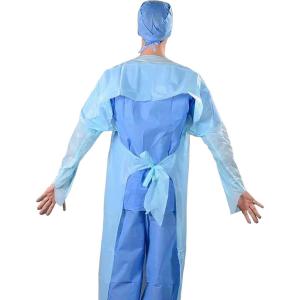 Osler  waterproof latex-free. 200 gowns 20x10 packs 40gsm 23-micron.