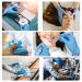 Intco Nitrile Gloves Large (100-pack): Professional-grade hand protection in blue. Durable comfortable with excellent grip. Powder-free latex-free. NGI100LBU