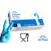 Intco Nitrile Gloves Large (100-pack): Professional-grade hand protection in blue. Durable comfortable with excellent grip. Powder-free latex-free. NGI100LBU