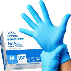 Intco Nitrile Gloves Medium 100-pack Professional-grade Hand