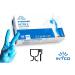 Intco Nitrile Gloves Medium (100-pack): Professional-grade hand protection in blue. Durable comfortable with excellent grip. Powder-free latex-free. NGI100MBU