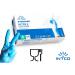 Intco Nitrile Gloves Small (100-pack): Professional-grade hand protection in blue. Durable comfortable with excellent grip. Powder-free latex-free. NGI100SBU