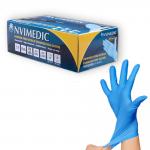 Nitrile Gloves 100-pack Size Large: Powder-Free vibrant blue for medical exams dental procedures. Reliable barrier latex-free ambidextrous design NGN100LBU