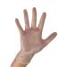 Large Vinyl Gloves (100-pack): Hygienic ambidextrous and strong barrier for catering medical household salon car repair and pet care.  VGY100LC