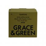 Grace and Green Organic Cotton Non Applicator Tampons Super+ (Pack of 15) GGOTSP003 EHC03534