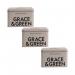 Grace and Green Durable Display Tin Stone (Pack of 3) GGTINCLAYCASE EHC03544