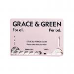 Grace and Green Compact Pad and Tampon Dispenser Clay GG_PPD_DUAL EHC09934
