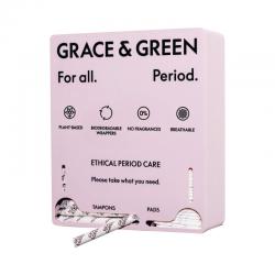 Grace and Green Standard Pad and Tampon Dispenser Clay GG_PPD_STANDARD EHC09935