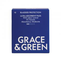 Grace and Green Bladder Pad Moderate Pack of 10 GG_BLAD_F_MOD21 EHC26918