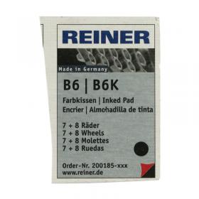 COLOP Reiner B68K Replacement Ink Pad Black (Pack of 2) RB8KINK EM00163