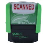 COLOP Green Line Word Stamp SCANNED Red (Impressions size: 38 x 14mm) P20GLSCA EM00555