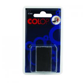 Colop E/200 Replacement Ink Pad Black (Pack of 2) E200BK EM30496