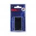 The COLOP Stamp Pads COLOP E40 Replacement Ink Pad Black (Pack of 2) E40BK EM30508 features two compact, rectangular ink pads in classic black color. The surface of the pads is smooth and evenly saturated, providing crisp and clean imprints with every use.