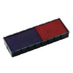 COLOP E/12/2 Replacement Ink Pad Blue/Red (Pack of 2) E/12/2 EM38384