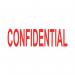 COLOP Green Line Word Stamp CONFIDENTIAL Red GLP20CONF EM42398