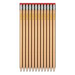 Graffico Eraser Tip Pencil HB (Pack of 12) EN05984 EN05984