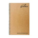 Graffico Recycled Wirebound Notebook 160 Pages A5 (Pack of 10) EN07341 EN07341